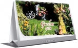 Calendar de birou Gardens, 21 x 10 cm, 6 file, 2024